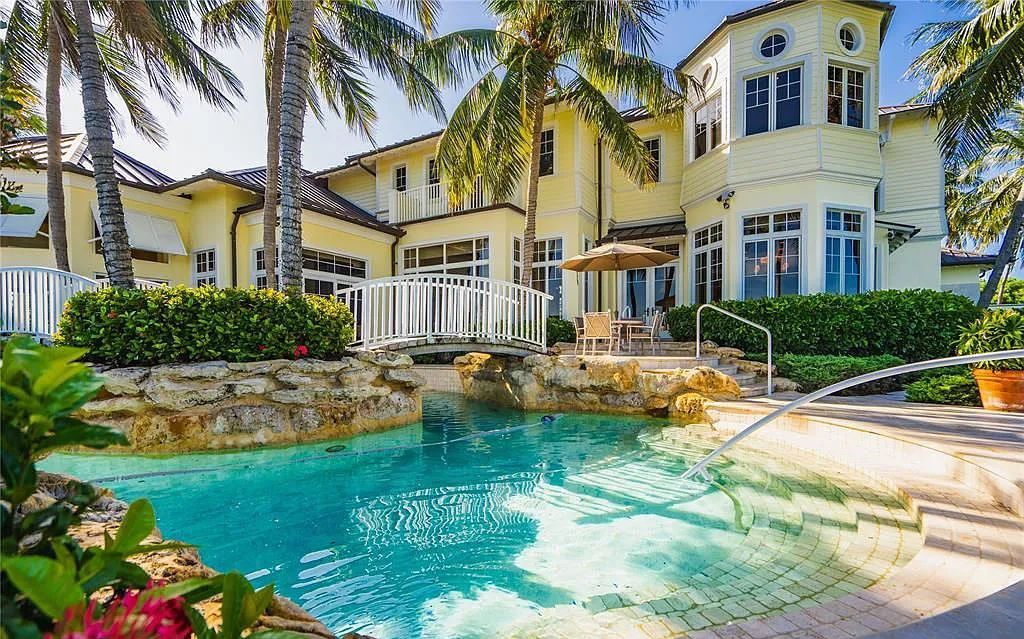 Located 2900 NE 31st Ave, Lighthouse Point, Florida, A Landmark Estate on Caps Island! This property has never been offered before and will never be duplicated. Situated on the 1.7-acre peninsula of the island, the 889 feet of shoreline of this remarkable estate are seconds away from the inlet. It is surrounded by the Intracoastal Waterway and Lake Placid.