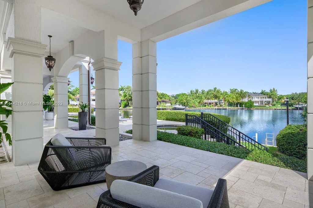 This architectural masterpiece, designed by famed architect Ramon Pacheco and remodeled in 2015, offers modern luxury living in the highly coveted & gated Coral Gables community of Old Cutler Bay. The grand foyer, sweeping staircase, and soaring ceilings welcome an abundance of natural light and elegance. Complete with an infinity-edge pool, plenty of covered terraces, and beautiful water views.