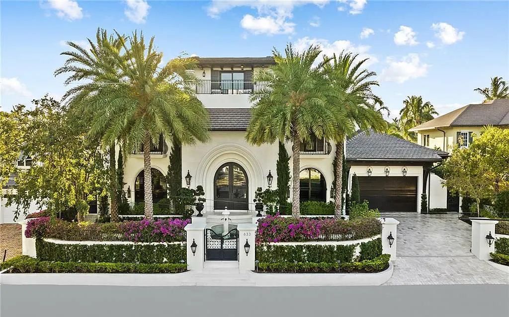 This stunning 5 bedroom / 7.5 bath luxury villa in Fort Lauderdale, FL offers the ultimate in waterfront living. With breathtaking views of the canal, a private dock, and a resort-style pool, this home is perfect for entertaining guests or simply relaxing and enjoying the Florida lifestyle.