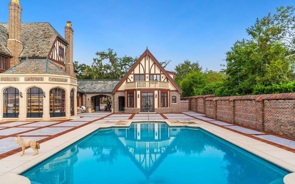 Transport your friends and family to the Roaring Twenties in this exquisite Tudor Revival estate, listed on the National Historic Register and featured in six movies.