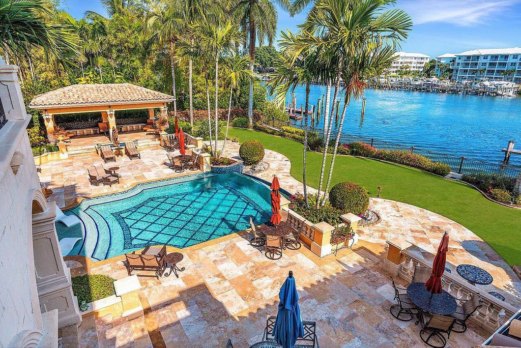 This majestic waterfront estate in Palm Beach Gardens is the ultimate in luxury living. Boasting 150 feet of deep water intracoastal access, no-fixed bridges, and a no wake zone, this compound is centrally located within minutes of the area's best restaurants, shopping, and highways.