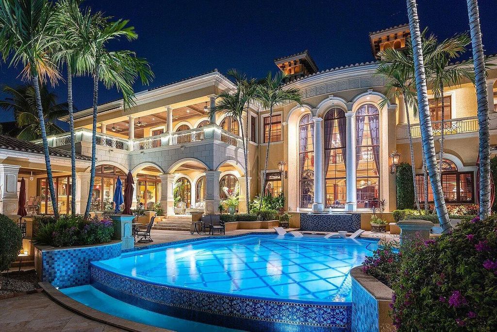 This majestic waterfront estate in Palm Beach Gardens is the ultimate in luxury living. Boasting 150 feet of deep water intracoastal access, no-fixed bridges, and a no wake zone, this compound is centrally located within minutes of the area's best restaurants, shopping, and highways.