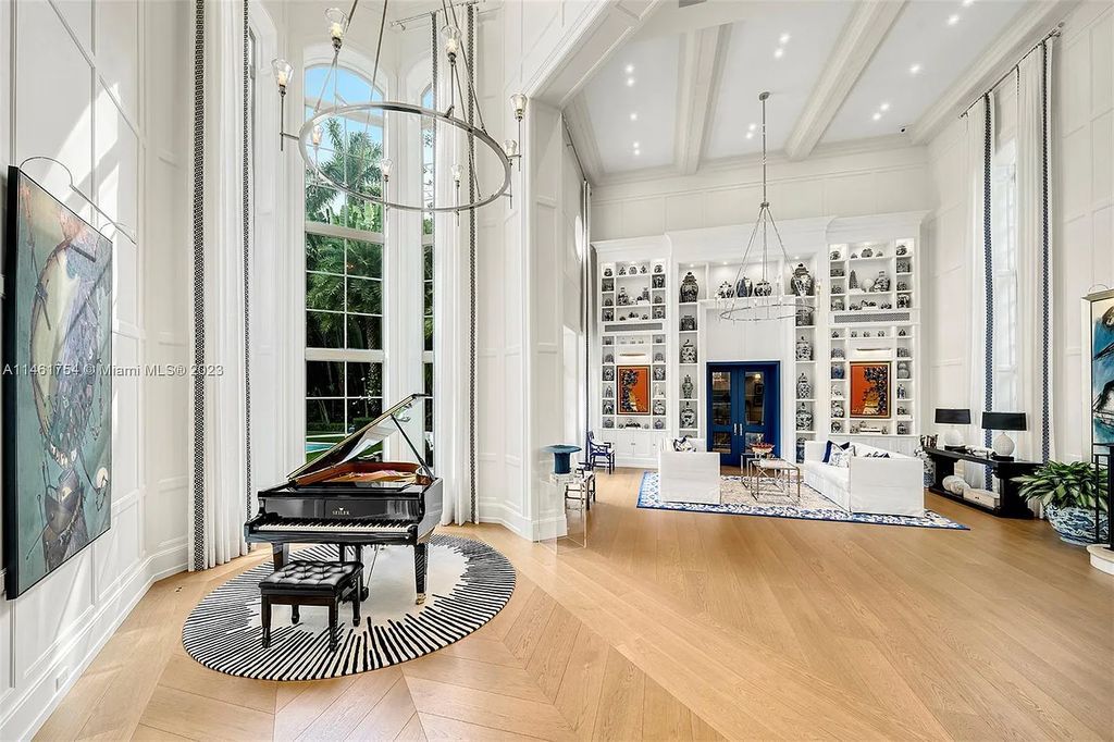 A $16 million masterpiece in Ponce Davis, Miami. This meticulously renovated residence offers the finest in luxury and refinement, from its grand foyer to its lavish master suite. Outdoors, al-fresco moments flourish with covered terraces, a pool/spa, and a summer kitchen.