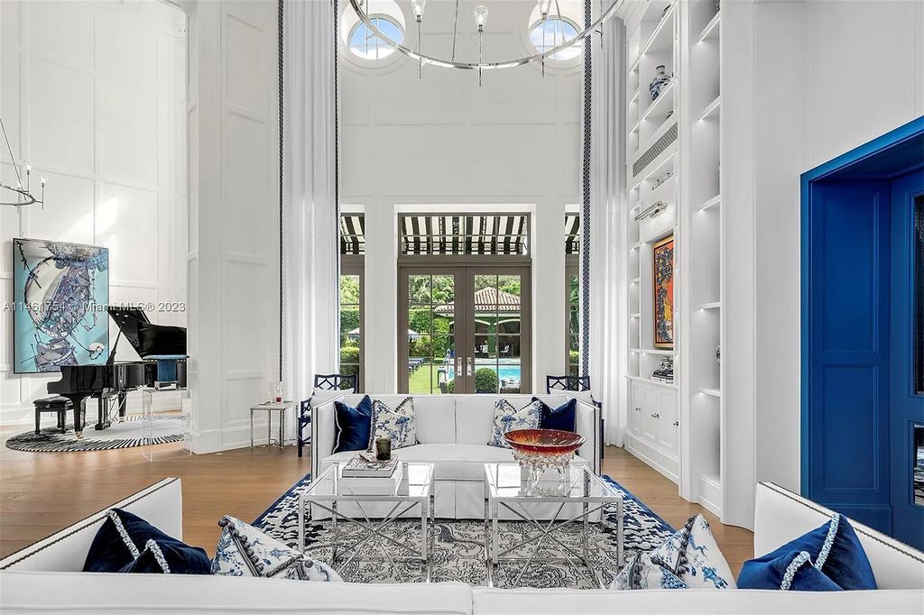 A $16 million masterpiece in Ponce Davis, Miami. This meticulously renovated residence offers the finest in luxury and refinement, from its grand foyer to its lavish master suite. Outdoors, al-fresco moments flourish with covered terraces, a pool/spa, and a summer kitchen.