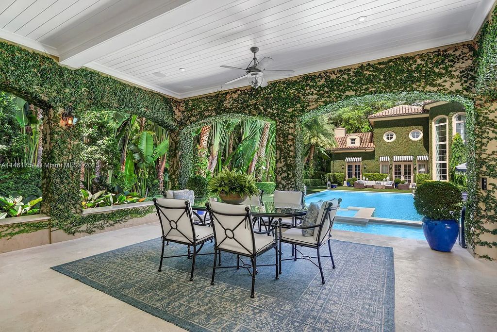 A $16 million masterpiece in Ponce Davis, Miami. This meticulously renovated residence offers the finest in luxury and refinement, from its grand foyer to its lavish master suite. Outdoors, al-fresco moments flourish with covered terraces, a pool/spa, and a summer kitchen.