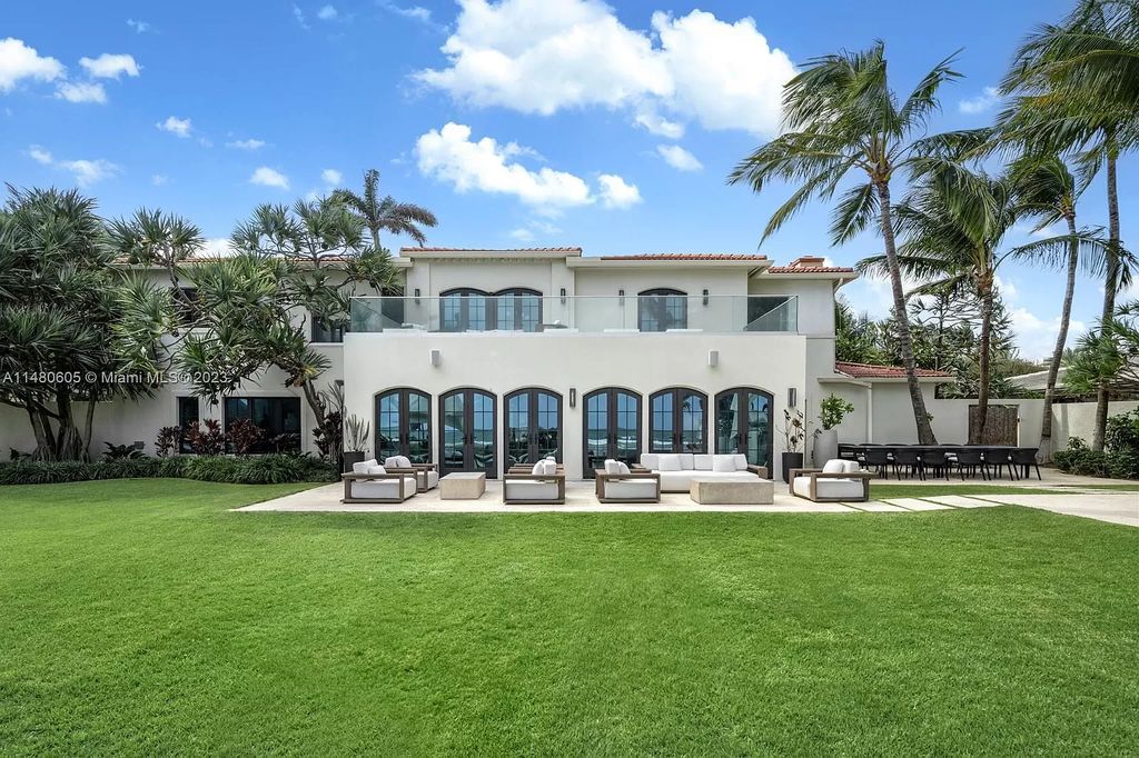 Experience the ultimate in luxury living at this magnificent beachfront compound in Golden Beach, FL. Featuring 10 bedrooms, 18 baths, and over 13,300 square feet of living space, this expansive estate offers stunning ocean views, multiple hosting areas, and resort-style amenities.