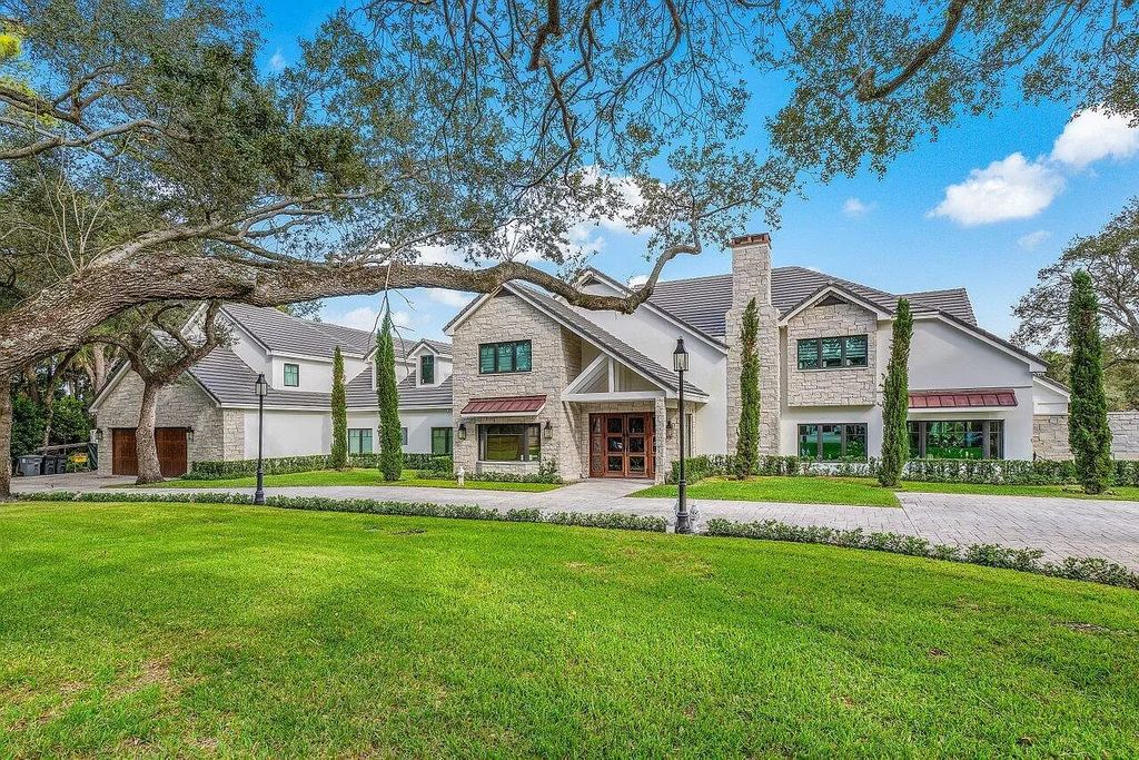 Unwind in unparalleled luxury at this breathtaking Delray Beach estate. Completely renovated with 8 bedrooms, 7.2 baths, and a guest house, this 12,000 sq ft paradise boasts resort-style pools, a spa, and Old World charm with modern amenities. Gourmet kitchen, home theater, billiards room, and air-conditioned 6-car garage. Minutes from beach, downtown, and top schools. Must see!