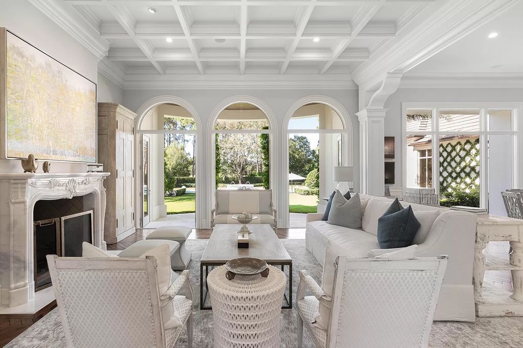 Palm Beach Gardens awaits with this European-style mansion. 5 bedrooms, spa, wine room, & resort-like amenities at your doorstep. Live the dream at Old Palm Golf Club. Membership included.