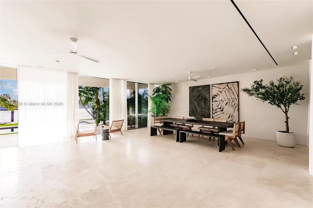 Immerse yourself in unparalleled luxury at this brand new, 5,393 sq ft waterfront masterpiece on Miami Beach's Rivo Alto Island. Featuring 6 bedrooms, 5.5 baths, breathtaking western views, and a smart-home system for effortless living, this fully furnished sanctuary is the epitome of coastal elegance.