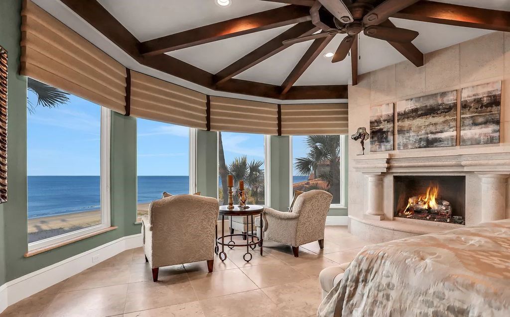 Experience unparalleled luxury at 1263 Ponte Vedra Blvd. This 12,751 sq ft custom estate boasts 200' ocean frontage, panoramic sunrise views, 6 ensuite bedrooms, a private beach, lagoon pool, gym, wine cellar, & more. Minutes from dining, shopping, & exclusive clubs.