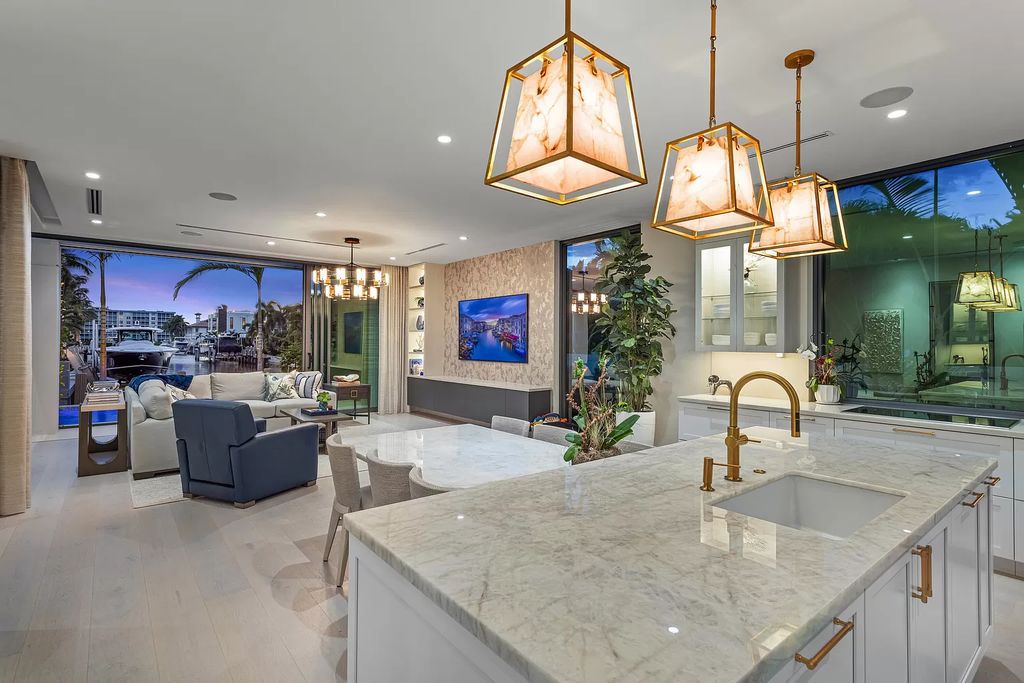 Dive into coastal living at this brand-new 5-bedroom masterpiece. Waterfront paradise with pool, dock and chic interiors steps from award-winning beaches and vibrant Delray Beach. Indoor/outdoor living redefined.