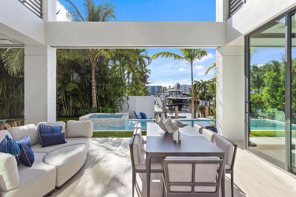 Dive into coastal living at this brand-new 5-bedroom masterpiece. Waterfront paradise with pool, dock and chic interiors steps from award-winning beaches and vibrant Delray Beach. Indoor/outdoor living redefined.