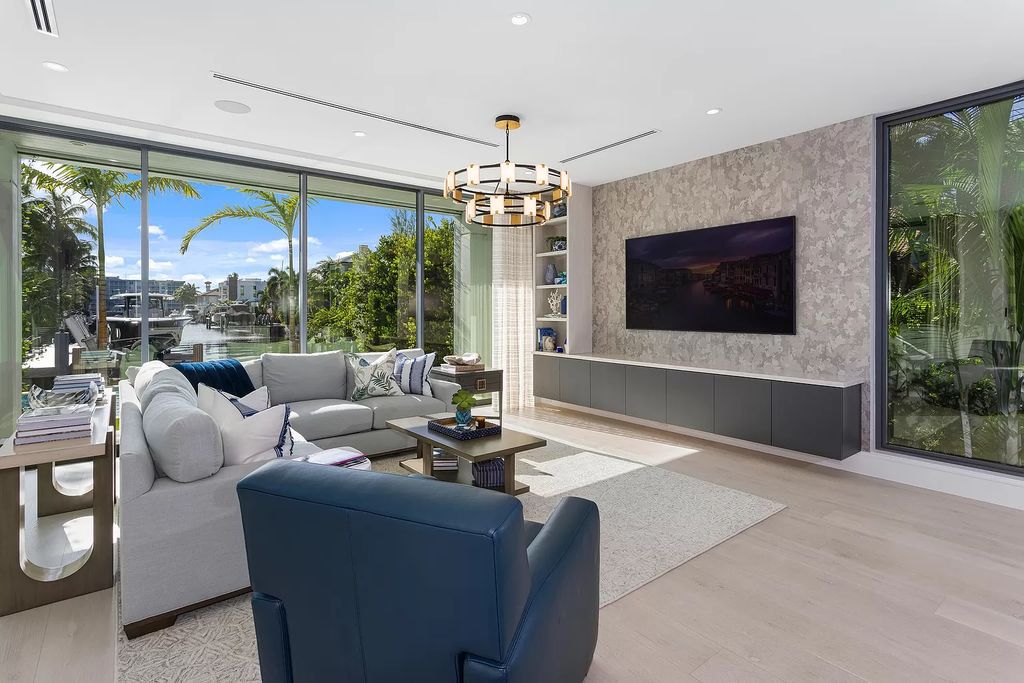 Dive into coastal living at this brand-new 5-bedroom masterpiece. Waterfront paradise with pool, dock and chic interiors steps from award-winning beaches and vibrant Delray Beach. Indoor/outdoor living redefined.