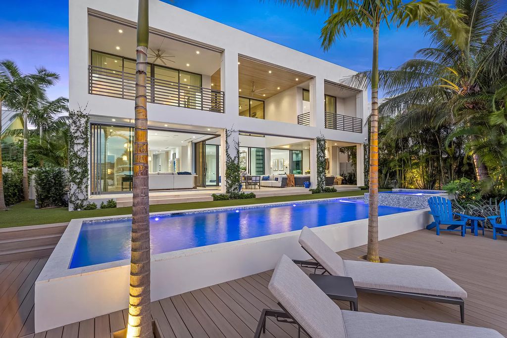 Dive into coastal living at this brand-new 5-bedroom masterpiece. Waterfront paradise with pool, dock and chic interiors steps from award-winning beaches and vibrant Delray Beach. Indoor/outdoor living redefined.