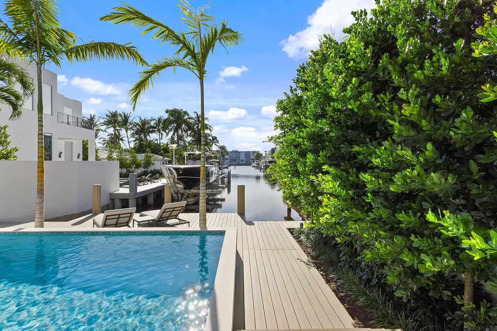 Dive into coastal living at this brand-new 5-bedroom masterpiece. Waterfront paradise with pool, dock and chic interiors steps from award-winning beaches and vibrant Delray Beach. Indoor/outdoor living redefined.