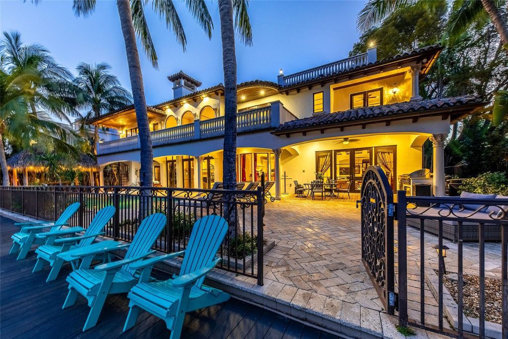 Immerse yourself in luxury living at this stunning Las Olas waterfront estate. Boasting 100' of deep water dockage, mega-yacht access, and panoramic water views, this 7-bedroom masterpiece is ideal for boaters and entertainers alike.