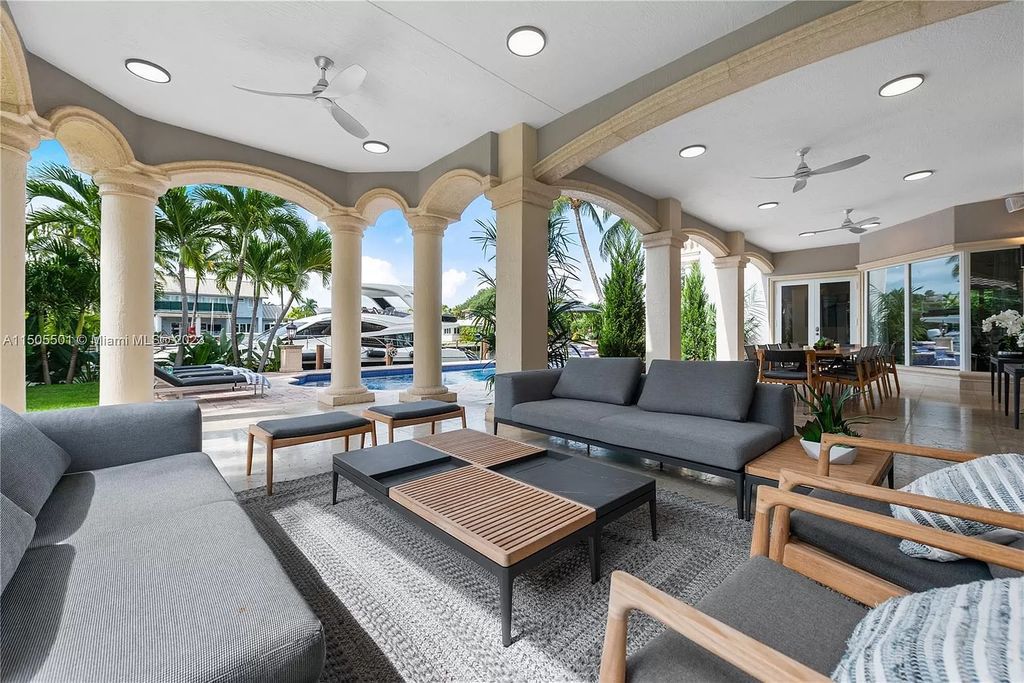 South Florida gem boasts resort-style pool, sun-drenched dock, A+ schools, vibrant walkability and morning sunrises/evening sunsets.