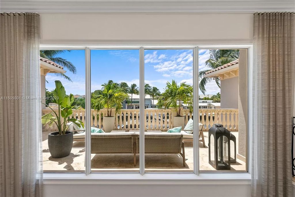 South Florida gem boasts resort-style pool, sun-drenched dock, A+ schools, vibrant walkability and morning sunrises/evening sunsets.