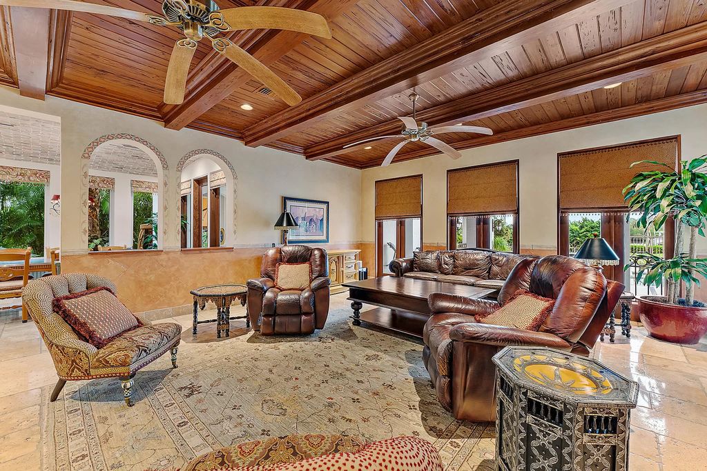 Experience ultimate waterfront living in this exquisite 5BR Palm Beach Gardens home. Exquisite Moroccan design, private dock, resort amenities and endless Intracoastal vistas. Don't miss out!