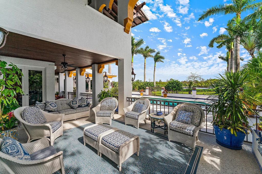 Intracoastal Waterfront Palace in Palm Beach Gardens with Every Detail ...