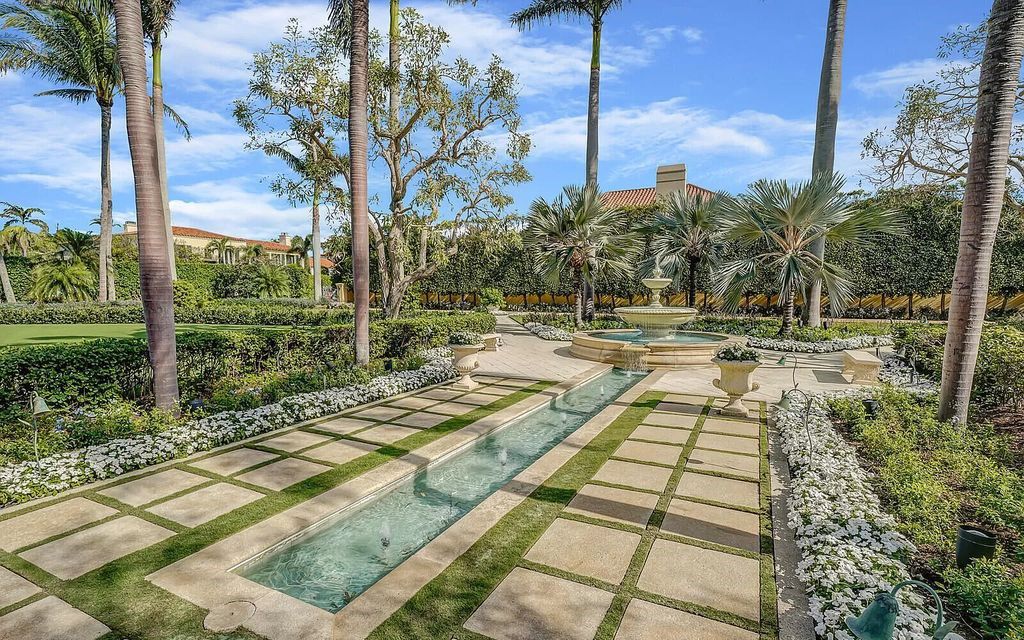 Escape to paradise at 160 Clarendon Ave. This meticulously crafted 5-bed, 6.5-bath estate exudes timeless elegance with its Mediterranean architecture, expansive living spaces, and private pool and spa. Find your sanctuary on 1.47 acres of Palm Beach bliss.