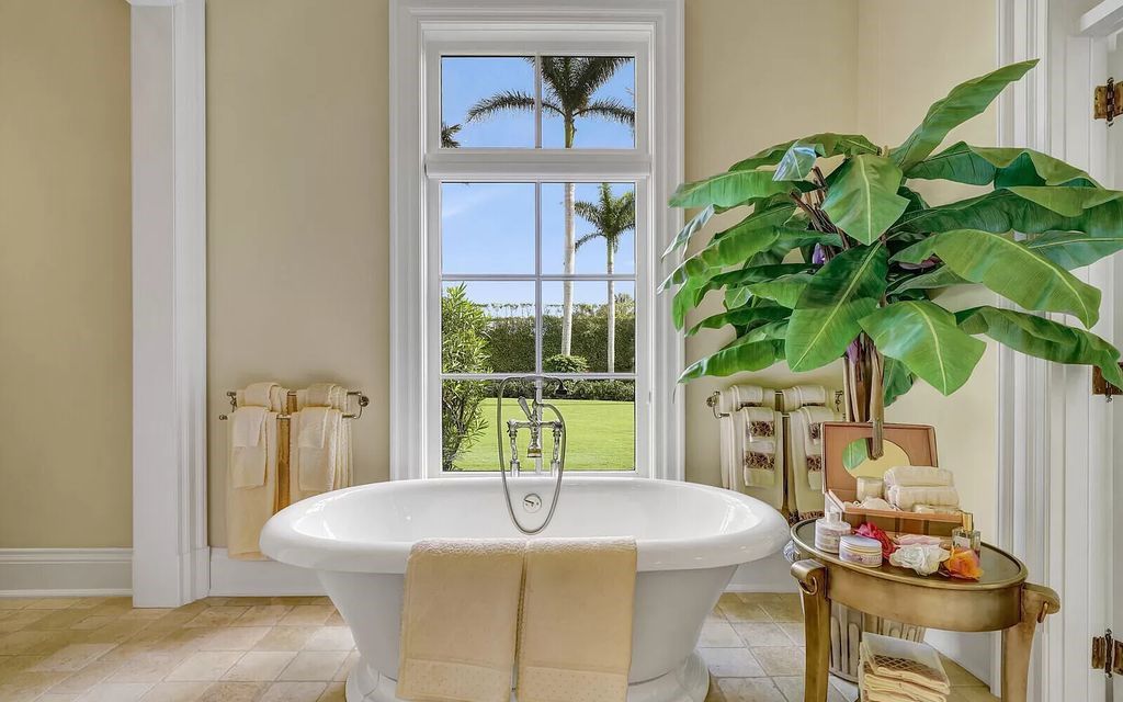 Escape to paradise at 160 Clarendon Ave. This meticulously crafted 5-bed, 6.5-bath estate exudes timeless elegance with its Mediterranean architecture, expansive living spaces, and private pool and spa. Find your sanctuary on 1.47 acres of Palm Beach bliss.