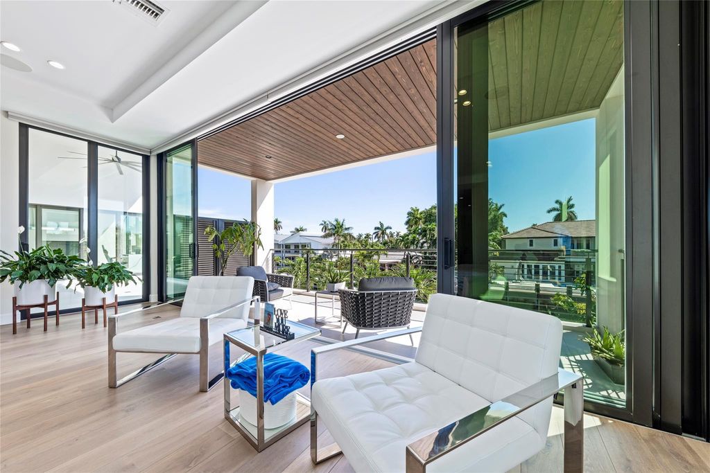 Unparalleled luxury awaits in this newer custom Las Olas Isles stunner. Exquisite contemporary architecture, 25ft ceilings and seamless indoor/outdoor living. Poggenpohl kitchen, wine cellar, media room/gym and 6 ensuite bedrooms. Resort-style pool, dock and city utilities. Jeff Hendricks masterpiece.