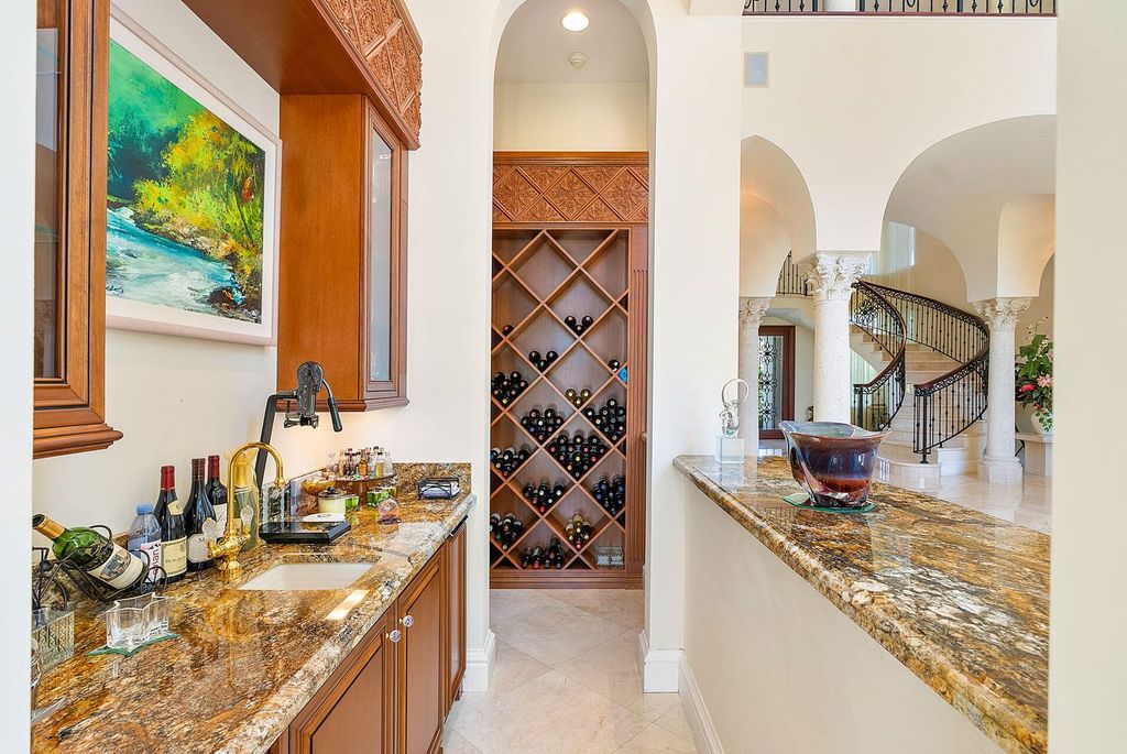 Boca Raton luxury awaits! Own a rare double-lot estate with pool, gourmet kitchen and dual master suites. Stunning golf course views in Royal Palm Yacht & Country Club.