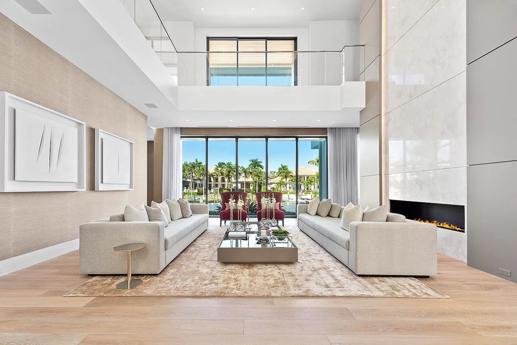 Experience unparalleled luxury at Villa Bianca, a contemporary jewel in Boca Raton's Royal Palm Yacht and Country Club. This 8,862 square feet waterfront estate boasts 6 bedrooms, 8 bathrooms, and an infinity-edge pool, offering the epitome of Italian design and craftsmanship.