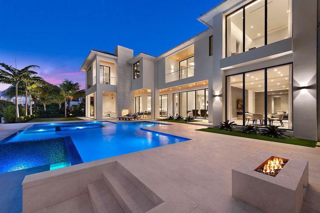 Experience unparalleled luxury at Villa Bianca, a contemporary jewel in Boca Raton's Royal Palm Yacht and Country Club. This 8,862 square feet waterfront estate boasts 6 bedrooms, 8 bathrooms, and an infinity-edge pool, offering the epitome of Italian design and craftsmanship.