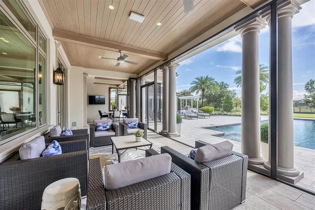 Experience the epitome of luxurious living in this 5-bed estate designed by renowned builders and designers. Featuring a gourmet kitchen, spa-like master suite, saltwater pool and casita, this home redefines Florida living.