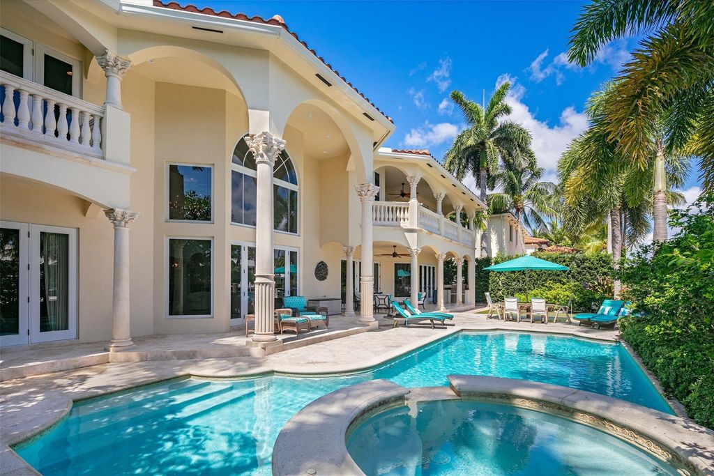 Discover opulence in this stunning 7 bed/7.5 bath Harbor Beach estate. Enjoy breathtaking water views, a gourmet kitchen, luxurious amenities, and quick ocean access. Experience the epitome of waterfront living with this meticulously maintained home, just minutes from the beach and Fort Lauderdale airport.